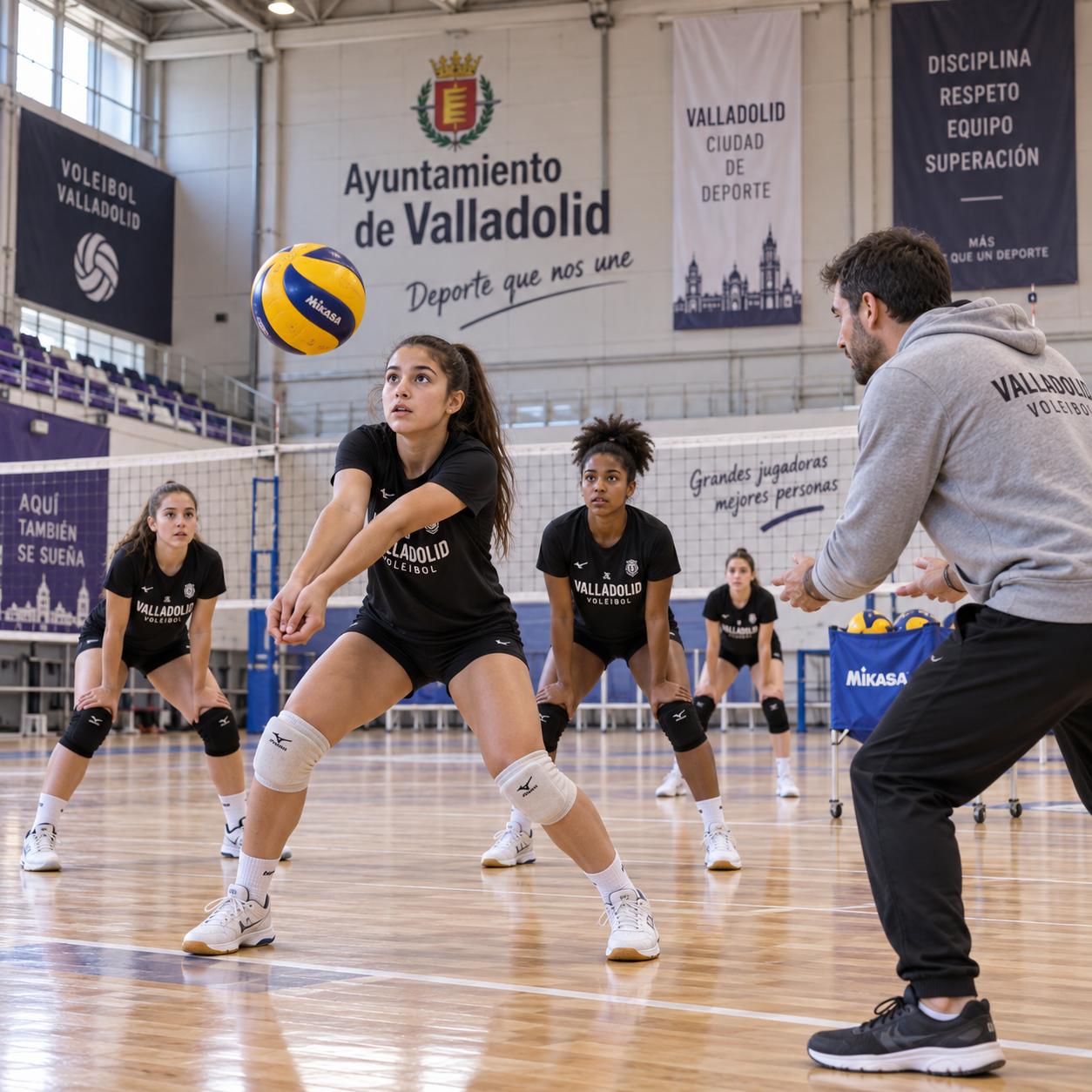 El papel de las categorías inferiores en el voleibol de Valladolid